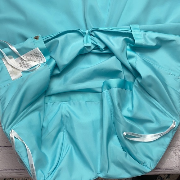 DAVID’S BRIDAL Blue Dress Size: 18 - Picture 16 of 17